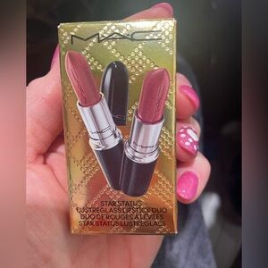 MAC Cosmetics Lustreglass Lipstick Duo - #540 Thanks it’s MAC and #524 Syrup